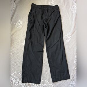 Men's Banana Republic Black Cargo Straight Pants